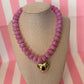 Bubble Big Heart Necklace