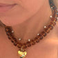 Bubble Big Heart Necklace