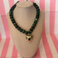Bubble Big Heart Necklace
