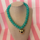 Bubble Big Heart Necklace