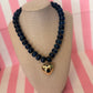 Bubble Big Heart Necklace