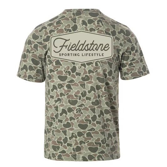 Marsh Camo Logo Tee