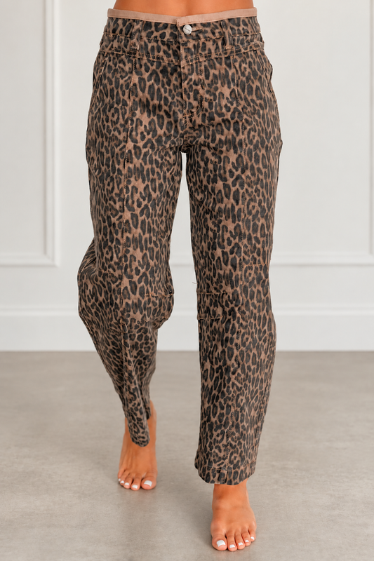 The Wild Side Leopard Print Jeans | Women’s Statement Denim