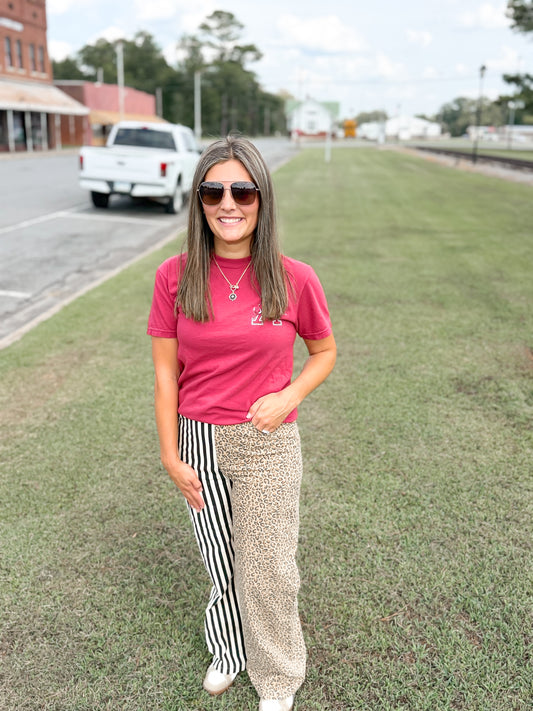 Stripe Cheetah Pants