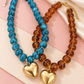 Bubble Big Heart Necklace