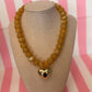 Bubble Big Heart Necklace