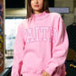 Faith Pink Mock Neck