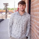 SL 1/4 ZIP PULLOVER WHITE CAMO