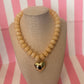 Bubble Big Heart Necklace