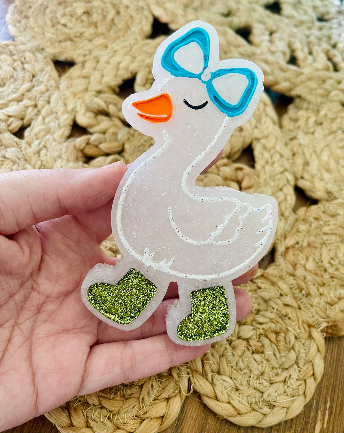 Goose with Boots Car Freshie 