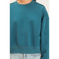 Starstruck Teal Star Sleeve Sweatshirt | Women’s Pullover