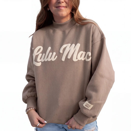 Mono tone Brown Puff
